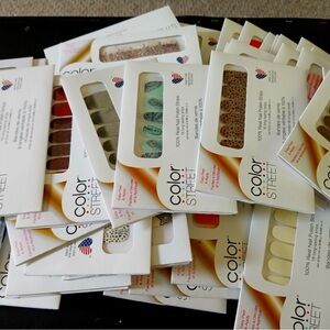 Color Street Nail Strips Set of 5 strips mystery bundle.